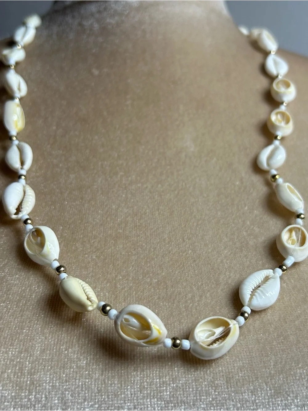 Cowrie Bead Necklace